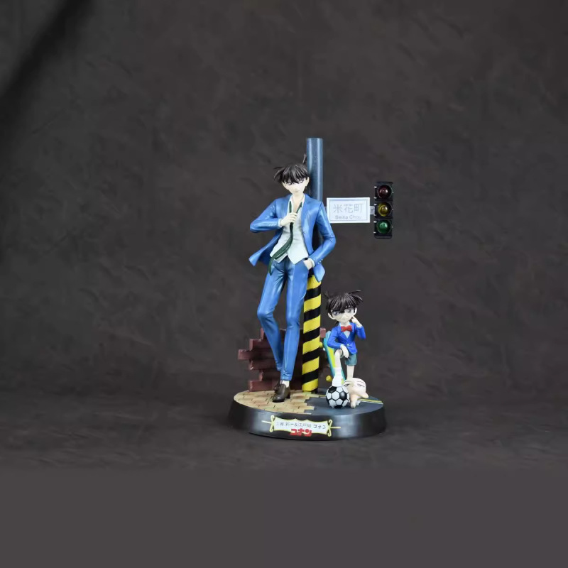 コナンGK火炎鳳凰灰原哀小蘭フィギュア置物 コナン工藤新一基德アニメフィギュアモデル|undefined