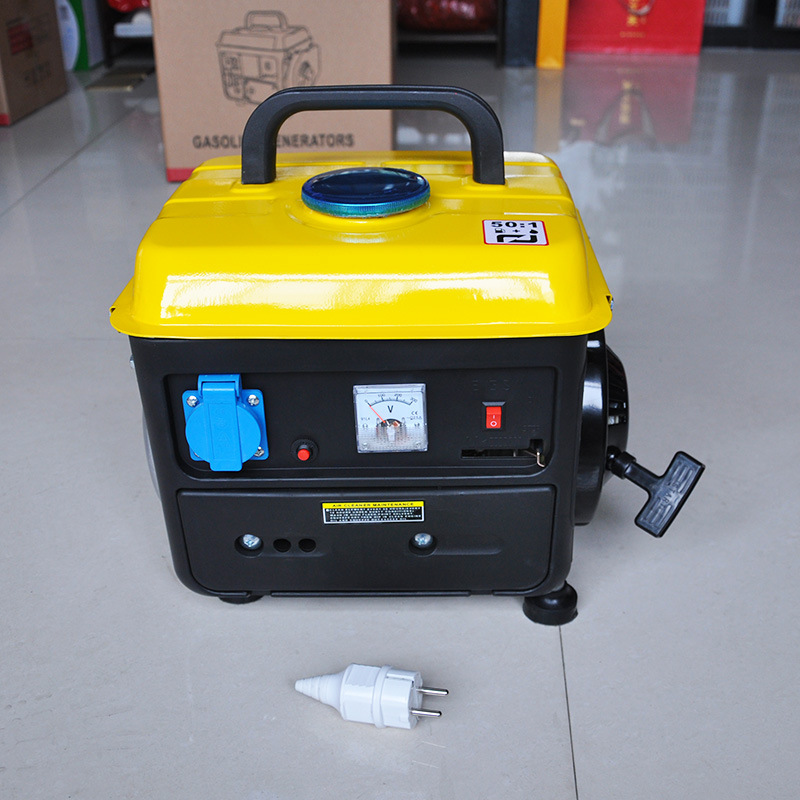 New 650W Gasoline Generator 220V European Standard 110V American Standard Household Outdoor Small 750W1000W Cross-Border