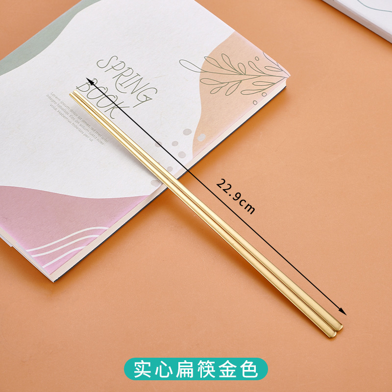 304 단단한 편평한 젓가락 [금]]