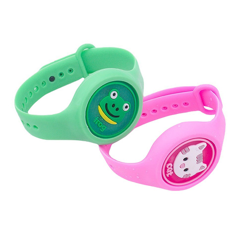 Mosquito Repellent Bracelet Wholesale Children's Toy with Light Summer Anti-mosquito Flashing Mosquito Repellent Buckle Luminous Rotating Mosquito Repellent Watch