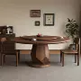 圆形餐厅聚会家用餐桌椅