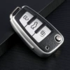 Leather electrophoretic silver