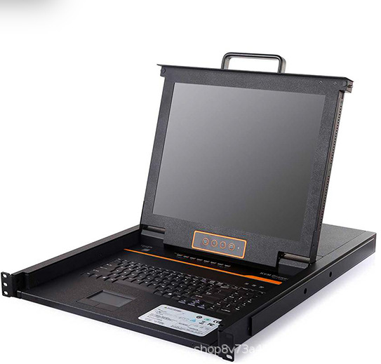 原装秦安Kinan XH1708Q/XH1716Q 17寸显示器键盘鼠标8口KVM四合一