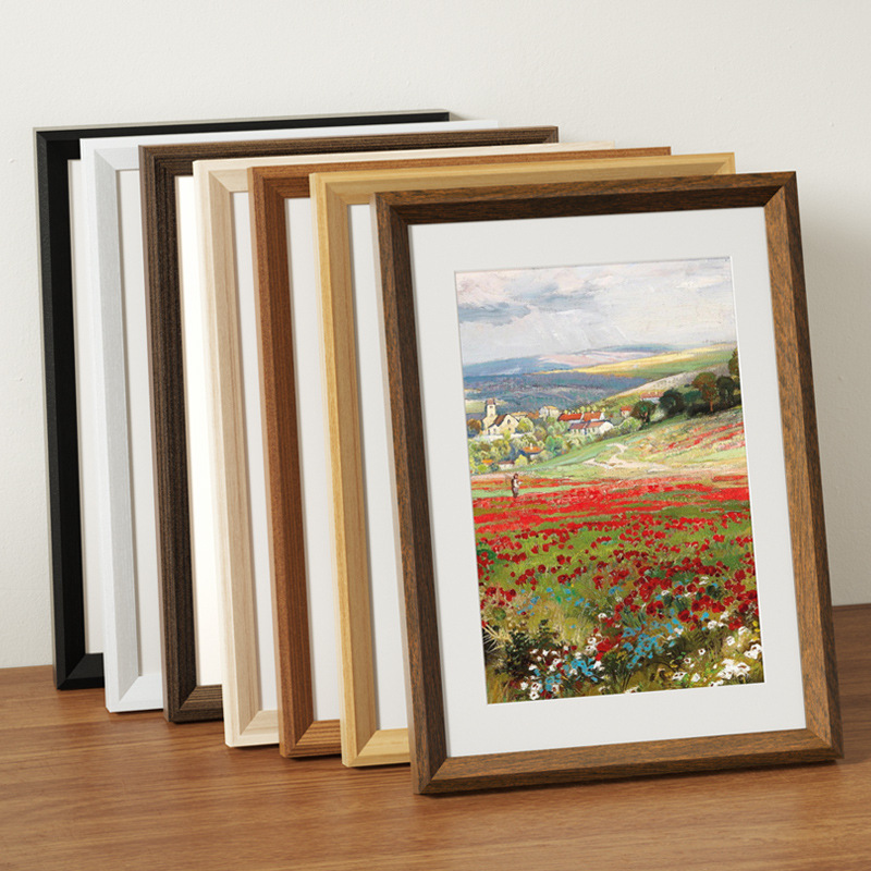 Wooden Picture Frame for Wall Hanging, A3/A4 Paper Frame, 4K, Suitable for Watercolor, Sketch, Oil Painting, Framing, Wholesale