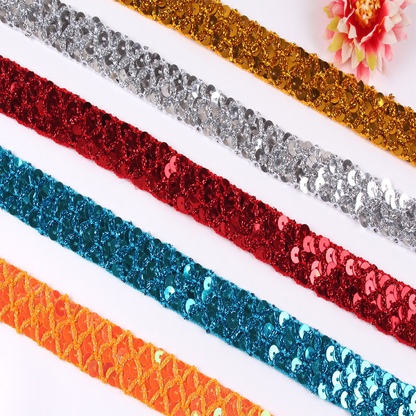 Caiyi Golden Lace spot Three -row of gold beads