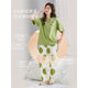 Pajamas with Chest Pad Women's Summer Pure Cotton Short-sleeved 2025 New Summer Women's Sweet Casual Outwear Home Clothes