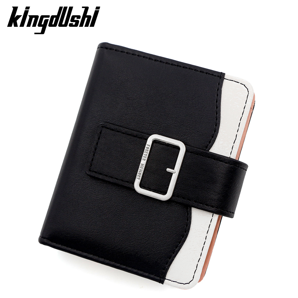 Nueva versión coreana de la billetera corta de mujeres, bolso de cambio simple de estudiantes, bolso de mano, bolso de tarjeta múltiple.