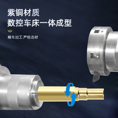 新款松下鵝頸彎管 焊槍彎杆200A350A500A二保直杆軟管頭批發