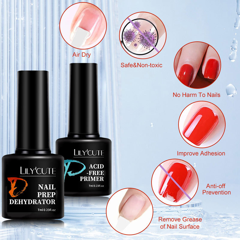Cross-border nail adhesive anti-warping agent nail surface treatment Liquid Nail balance drying anastomosis free grinding