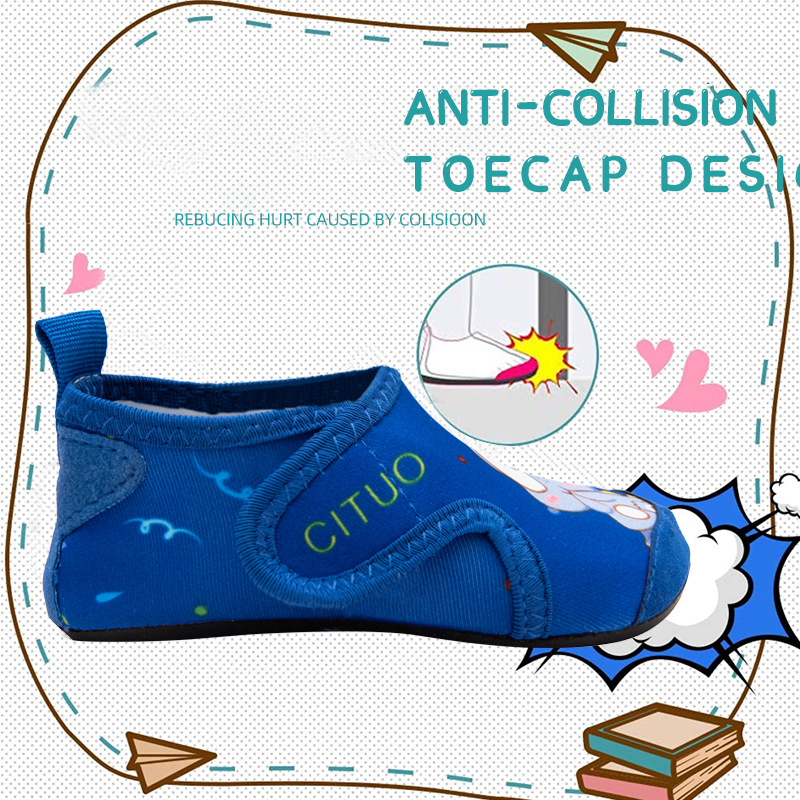 Primavera y otoño Calcetines antideslizantes de piso inferior suave para niños zapatos calcetines para niños pequeños de interior calcetines de educación temprana para niñas bebés