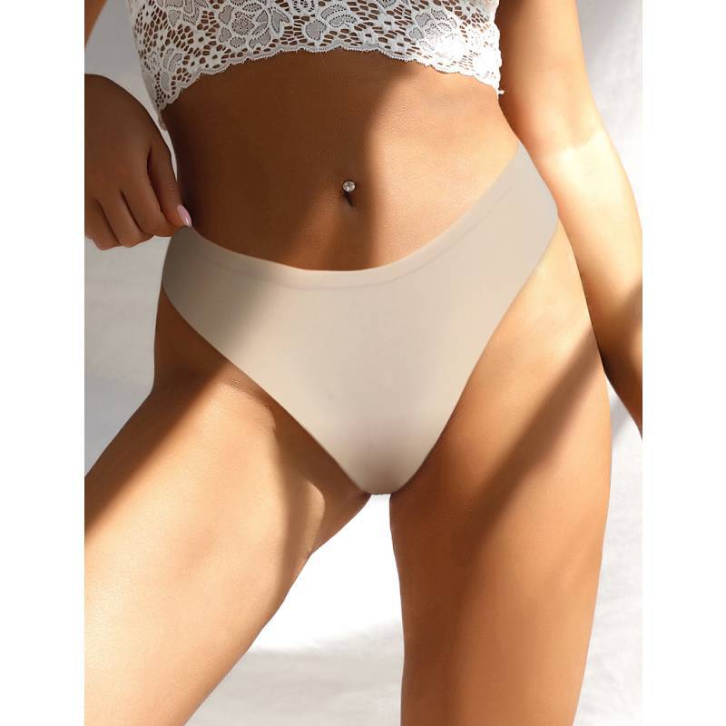 Europa y los Estados Unidos transfronterizos sin marcas de hielo, calzoncillos de cintura baja sexy, entrepierna de algodón transpirable, secado rápido, T-shirt de mujer