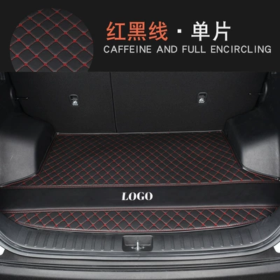 Jiuyue genuine goods Wear-resistant Waterproof Trunk Mat - flat-edge-black-red-line-403812