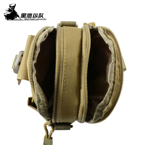Tactical waist bag camouflage belt outdoor small waist bag running sports and leisure mobile phone waist bag single shoulder document bag