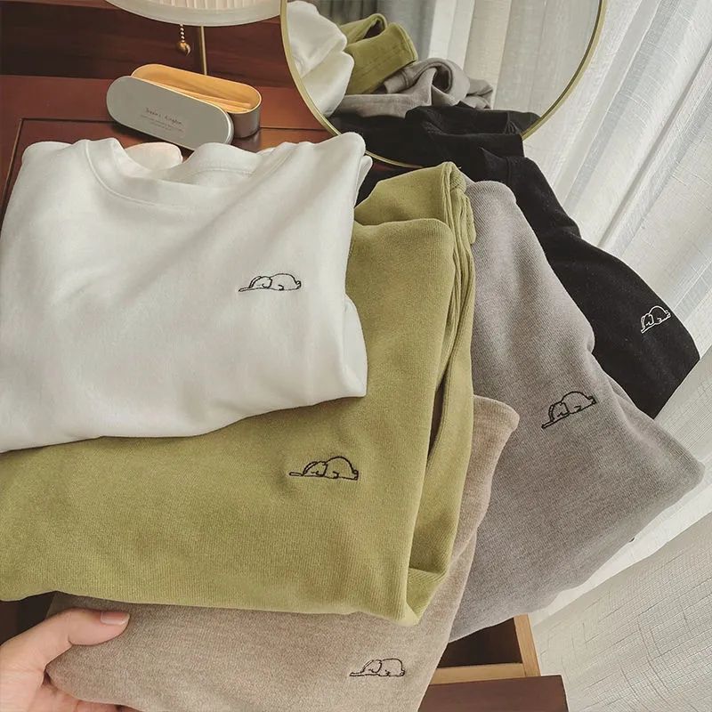 Double-Sided Thermal Round-Neck Long-Sleeve T-Shirt for Women, Autumn/Winter 2026 New Style, Loose Fit, Versatile Inner Wear Base Layer Top Double-Sided Thermal Round-Neck Long-Sleeve T-Shirt for Women, Autumn/Winter 2026 New Style, Loose Fit, Versatile Inner Wear Base Layer Top