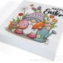 木制复活节家居快乐方块