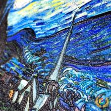 ✅3D浮雕肌理画打印油画UV喷绘肌理油画芯挂画宣绒布立体画厂家直