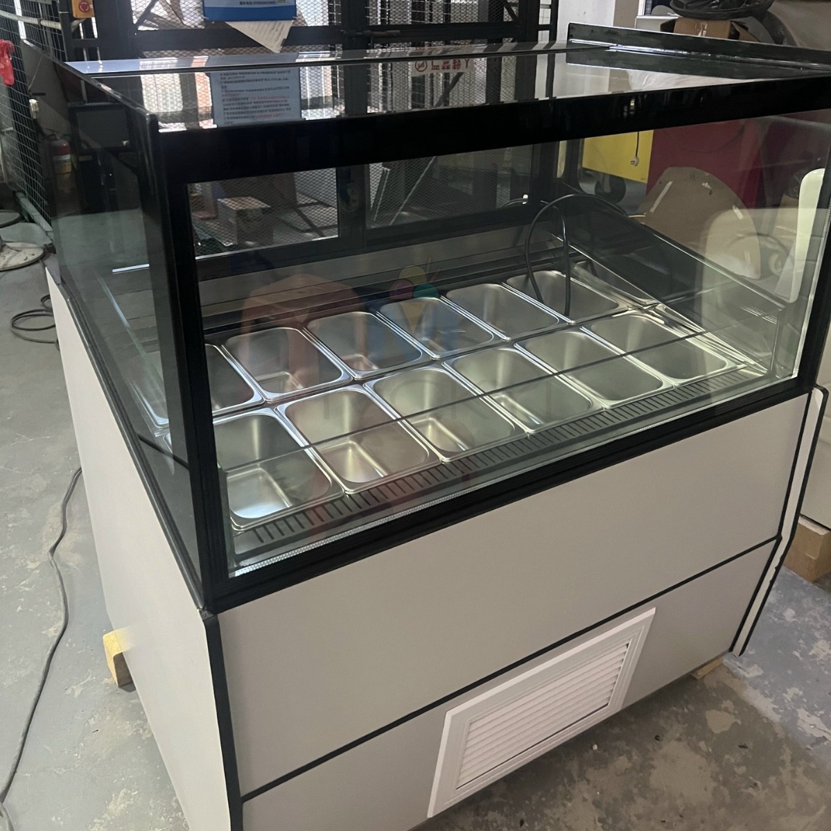 14盘商用冰淇淋柜展示柜 冷藏冷冻硬冰淇淋冰激凌展示柜 硬雪糕柜