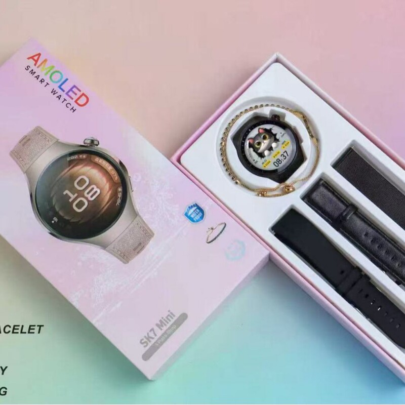 Foreign Trade Sk7Mini Women's Smart Watch Ip67 Waterproof Heart Rate Monitoring Bluetooth Call Cross-Border