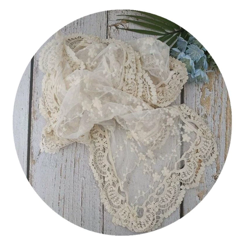 Европа и США новый кружевной реквизит для фотосъемки новорожденных полнолуние сто дней детская фотостудия фото кружевная обертка