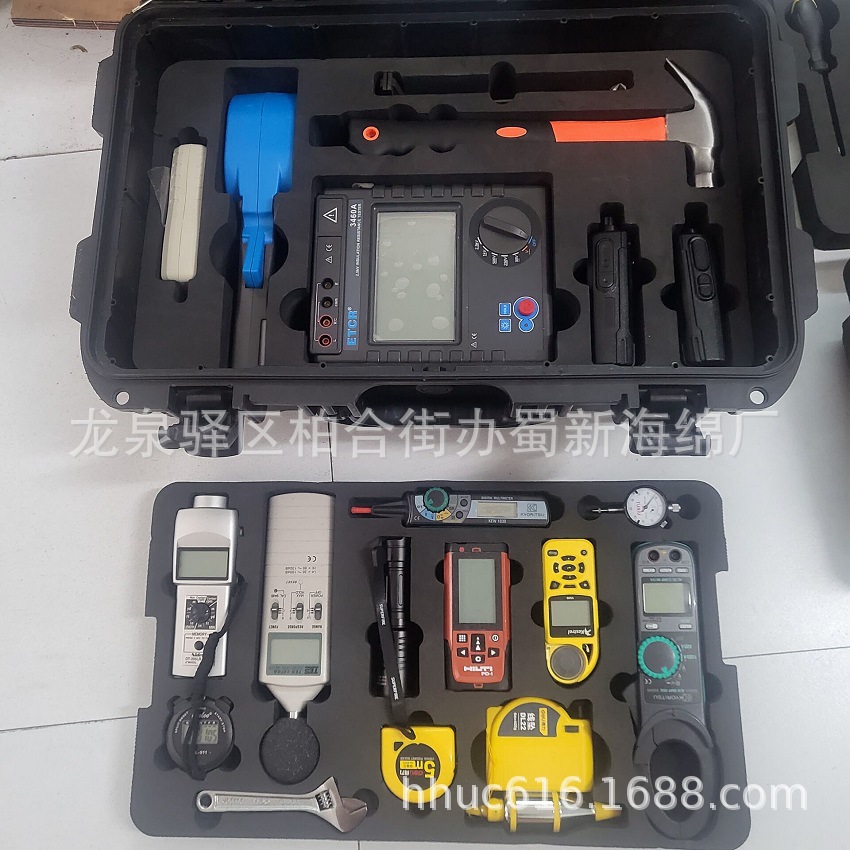 供应雕刻成型工具内托/工具内衬定位包装泡棉/工具箱内托EVA泡沫