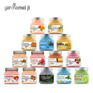 Rice exfoliating matte scrub, fruit oil, (Cross-border trading)