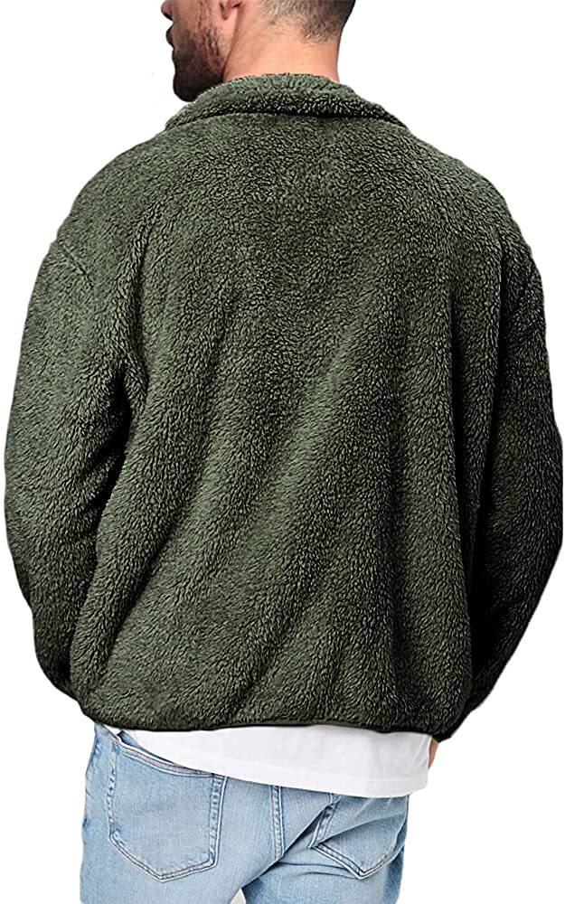 Kapuzenjacke aus Fleece in Unifarben – Modetrend für Herren, Herbst/Winter 2023_voghion.com
