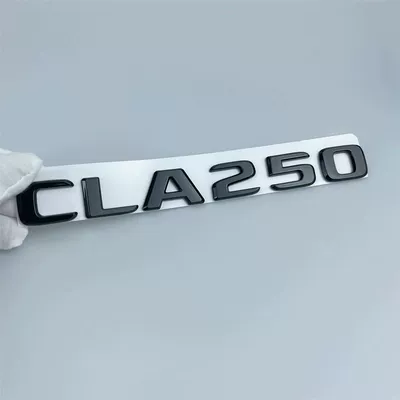 CLA200 CLA260 CLA45 car emblem – Car logo - standard-cla250glossy-black