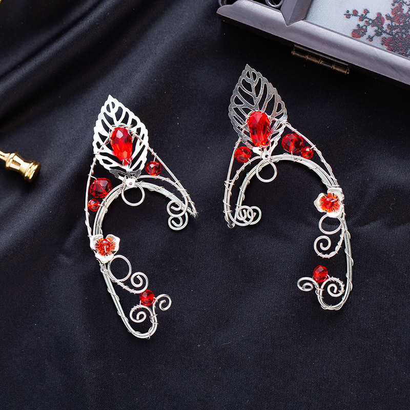 Title 3, Personalized Temperament New Red Ear Clip Elf E...