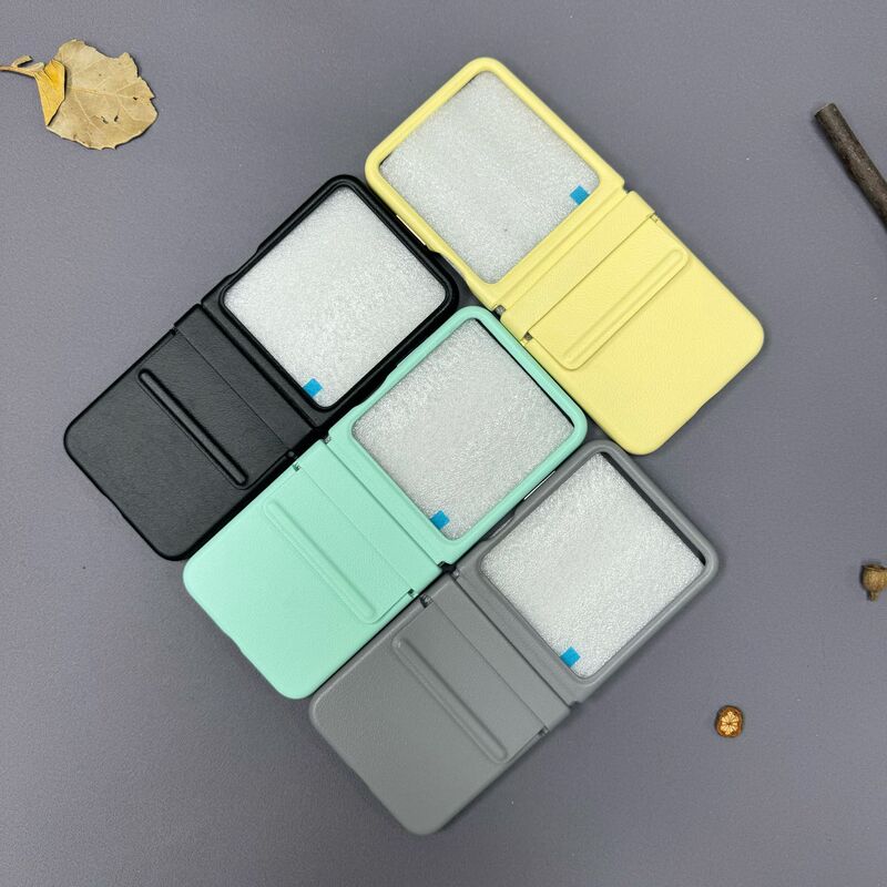Suitable for Samsung Zfilp6 Leather Protective Case Foldableing Leather Case Galaxy Zfilp6 Mobile Phone Case Pure Color Business Style Suitable for Samsung Zfilp6 Leather Protective Case Foldableing Leather Case Galaxy Zfilp6 Mobile Phone Case Pure Color Business Style