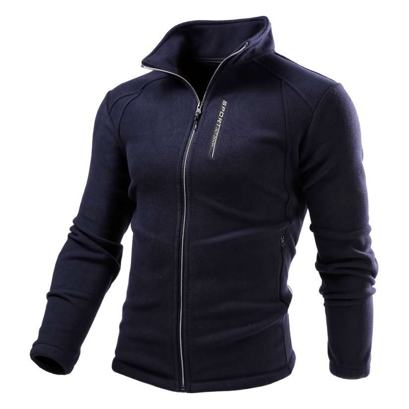 Autumn and Winter Fleece Jackets and Sweatshirts for Couples, Outdoor Fleece Clothing for Men and Women, Fleece Lining, Thickened Warm Coats for Cold Protection