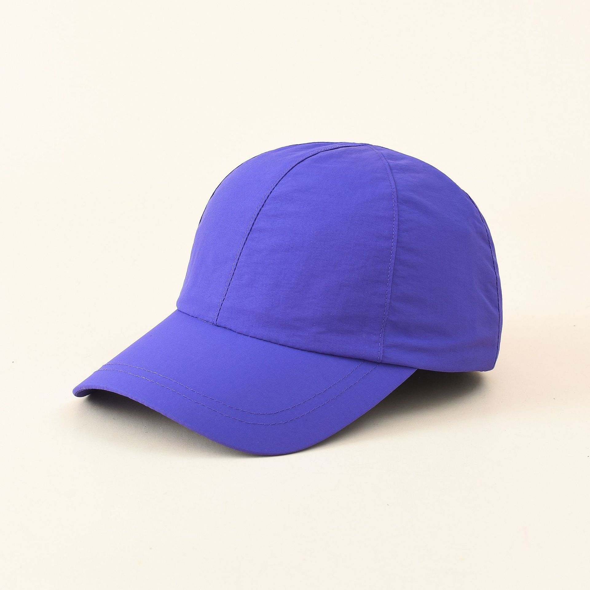 2021 estilo neutral verano nueva moda casual color sólido diseño de cordón a prueba de sol gorra