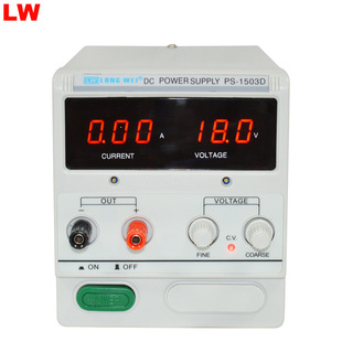 PS1503D digital display DC regulated adjustable power supply 15V3A computer maintenance aging power switch