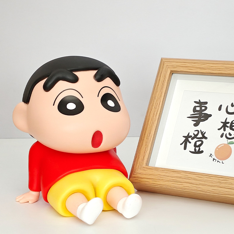 网红蜡笔小新手办潮玩周边小新公仔卡通玩偶桌面摆件玩具批发礼物|undefined
