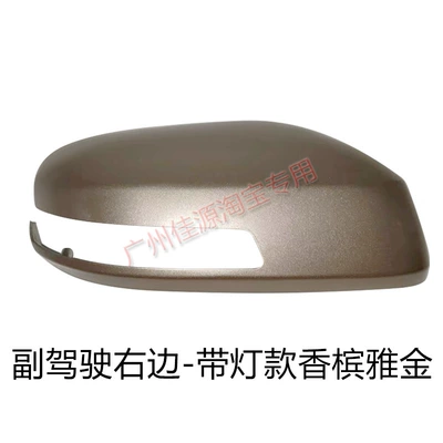 Rear mirror/rearview mirror assembly | 18 Years Reflective Lens Turn - right-side-of-passengers-shell-champagne-yakin