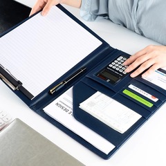A4革ファイルクロスボーダーカスタマイズ多機能ファイル資料収納クリップビジネス展示業契約本マネージャークリップ