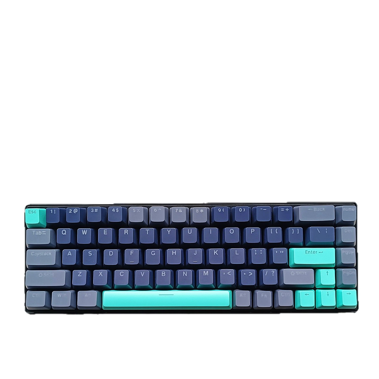 S68 teclado mecánico 68 teclas 61 teclado mecánico cableado en caliente teclado portátil de oficina