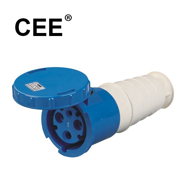 CEE-233/243蓝色63/125A 220-250V IP67 三芯工业插头插座联接器