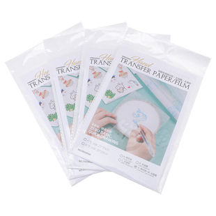 16pcs DIY Embroider Auxiliary Tools Transfer Paper Water-soluble Film Clothes Cloth Shoes Embroider Draft Rubbing Paper