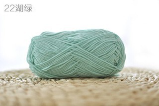 [Envío gratis] productos genuinos de cuatro hebras hilo de algodón de leche hilo de bebé muñeca hilo de algodón ganchillo lindo muñeca lana 4-Strand