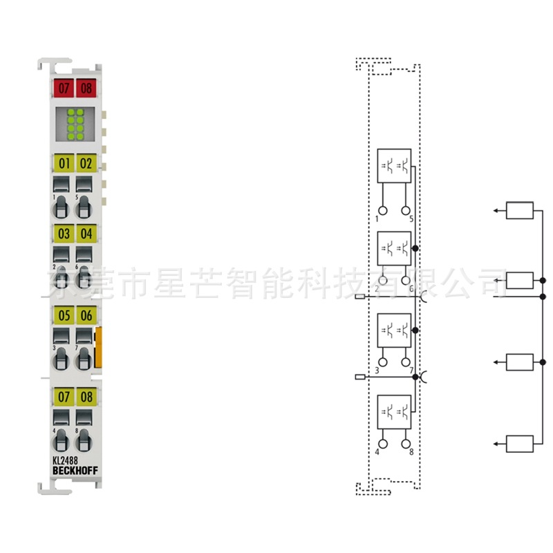 倍福KL2488总线端子模块德国BECKHOFF模块KL2488全新原装现货议价