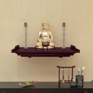 Hanging Shrine Shrine Master Retro Chinese Style Wall Hanging Vertical Cabinet Solid Wood Household Shrine Small Chancel Rural
