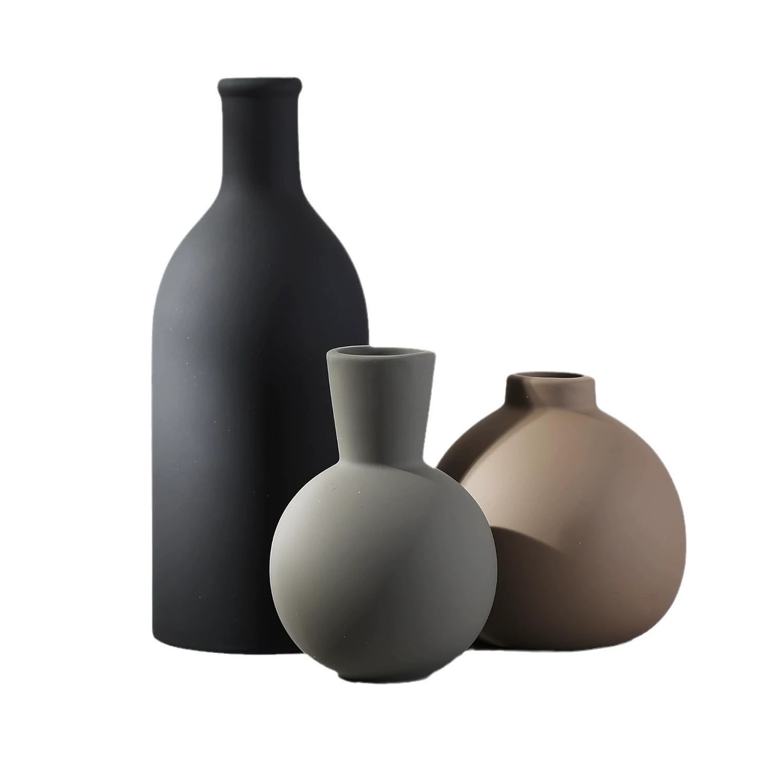 Скандинавские творческие вазы оригами ins ветер обеденный стол цветочное искусство гостиная декоративный вход телевизор винный шкаф белая керамическая ваза