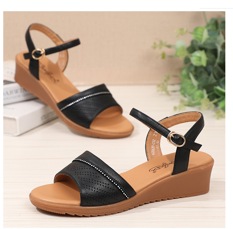C4787 1280K GIÀY DÉP SANDAL NỮ RUITDT BIG SIZE NGOẠI CỠ MÙA HÈ TRUNG NIÊN MA SÁT CHỐNG TRƯỢT ĐẾ XUỒNG GIÀY DÉP NỮ DA BÒ G04 SẢN PHẨM MỚI