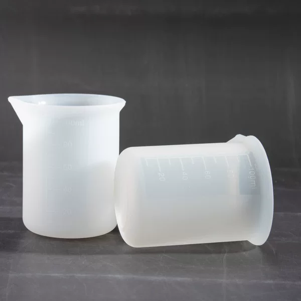 Baking Tools Silicone Measuring Cup Visual Semi-Transparent Double Scale Soft Measuring Cup Visual Semi-Transparent Double Scale Measuring Cup