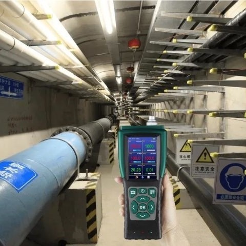 工場直販ポータブルポンプ吸引式二酸化炭素ガス検知器工業用グレード高精度0-50000ppm|undefined