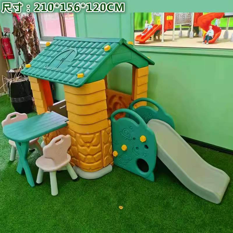 Casa de Juegos Infantil de Plástico, Desmontable, Lavable, para Interior y Jardín de Infantes image 23
