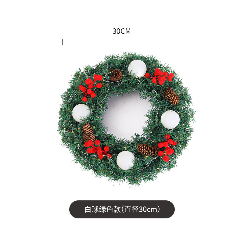 Amazon popular guirnalda de Navidad ratán 40/50/60cm decoración de Navidad Garland decoración escena diseño