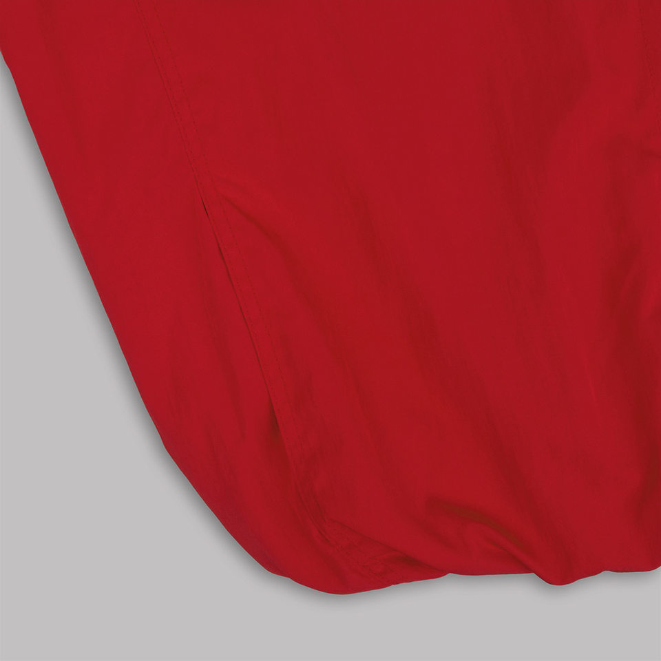 Áo khoác măng tô nữ dáng ngắn cổ đứng khóa kéo phong cách Âu Mỹ — Chất liệu: 55% Polyester, 45% Nylon, Có đủ size, trọng lượng: 320g, màu đỏ chi tiết 16