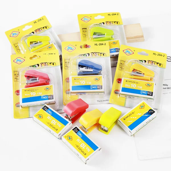 Mini stapler small size stapler student school supplies multifunctional small stapler portable stapler