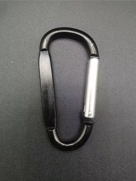 No.7 D-shaped flattened aluminum alloy mountaineering buckle outdoor quick-hanging buckle backpack buckle